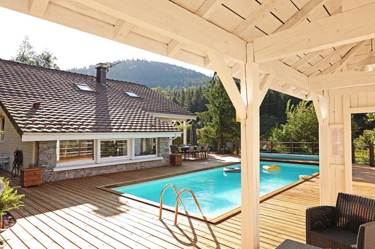 Le Chalet Blanc - Jacuzzi / Piscine / Sauna Gérardmer Dış mekan fotoğraf