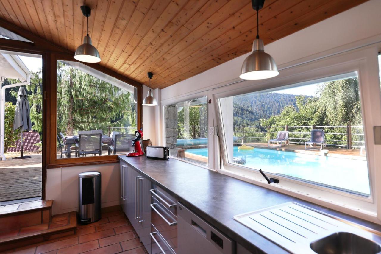 Le Chalet Blanc - Jacuzzi / Piscine / Sauna Gérardmer Dış mekan fotoğraf